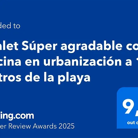 Holiday home Super Agradable Con Piscina En Urbanizacion Frente A La Playa *